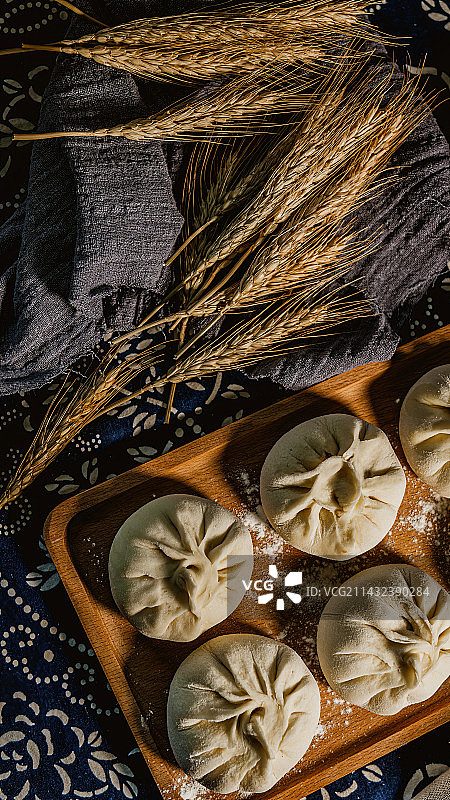 包子肉包包好的包子棚拍广告图片素材