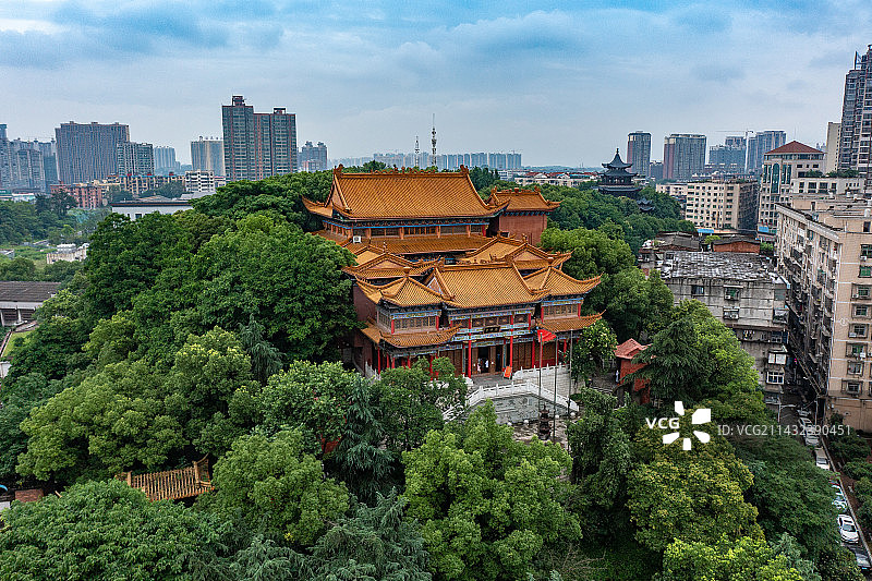 湖南衡阳回雁峰雁峰寺景区图片素材