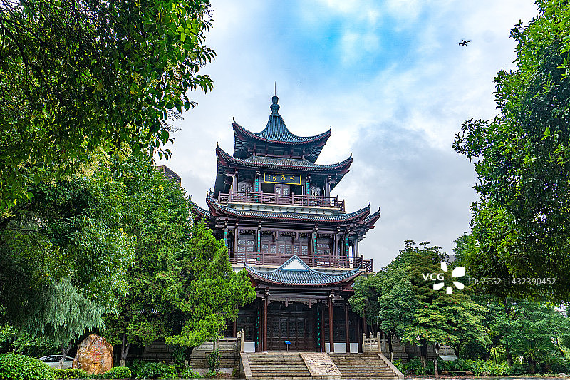 湖南衡阳回雁峰雁峰寺景区图片素材