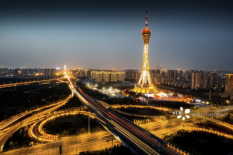 中原福塔图片素材