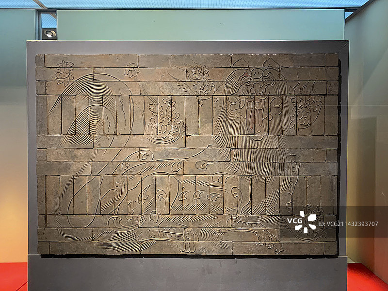 汉代画像砖图片素材