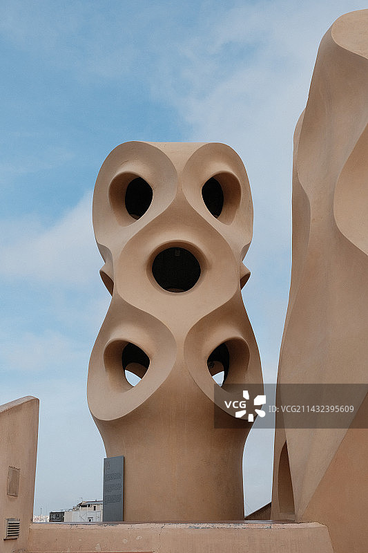 巴塞罗那的米拉之家图片素材