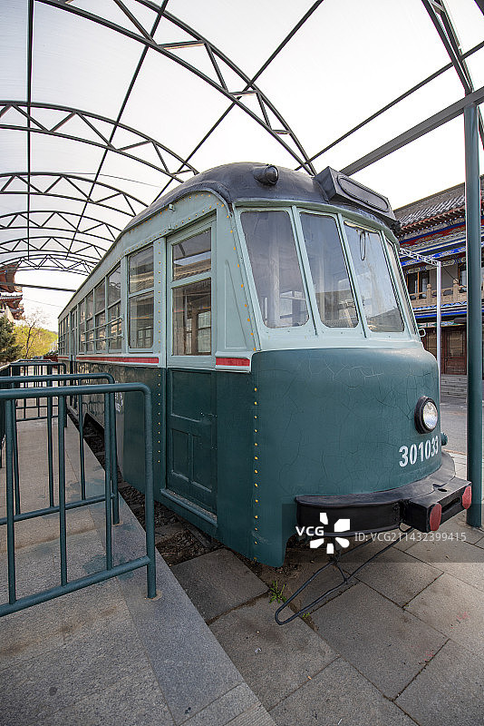 古老的火车头图片素材