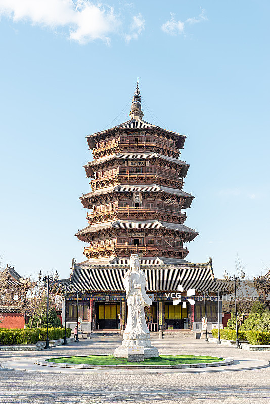 应县木塔图片素材