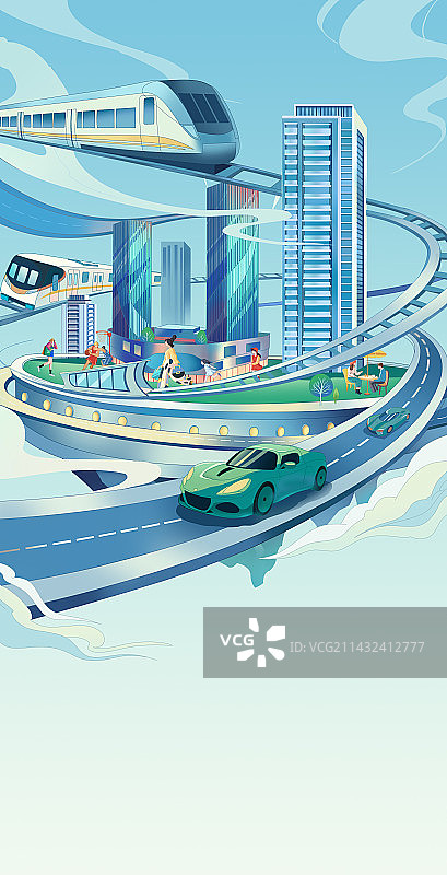 城市交通图片素材