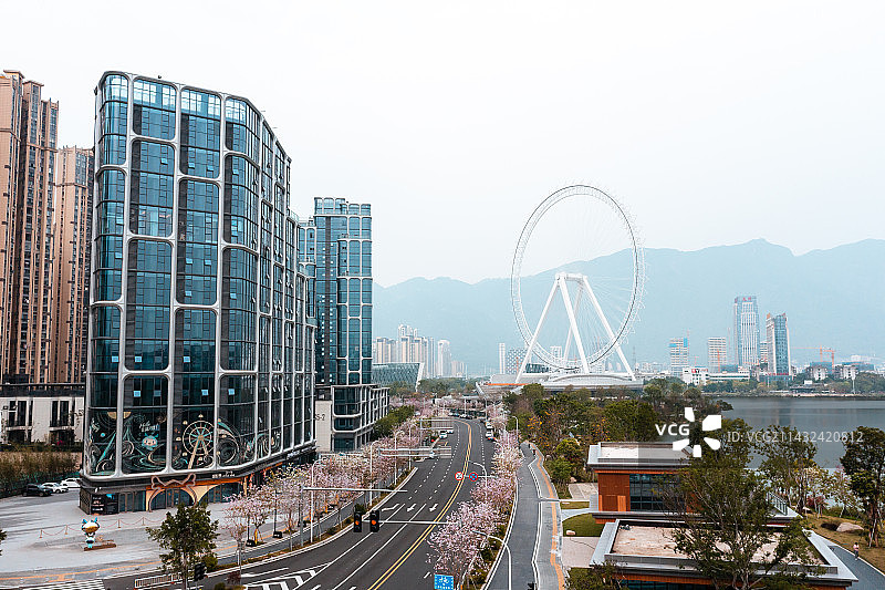 福州晋安湖公园图片素材