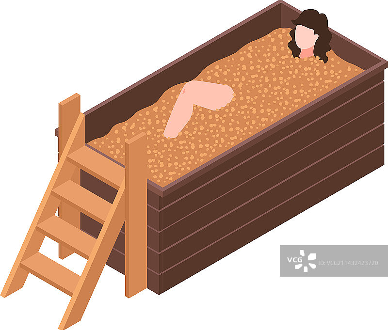 2.5D澡堂图标图片素材