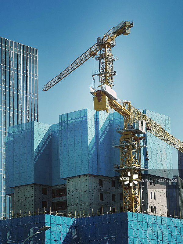 建设中的摩天大楼图片素材