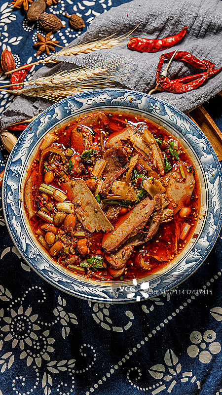 经典川菜夫妻肺片家常菜图片素材