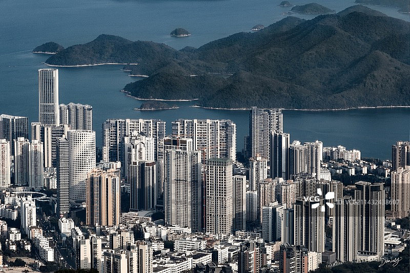 城市的边缘是海图片素材