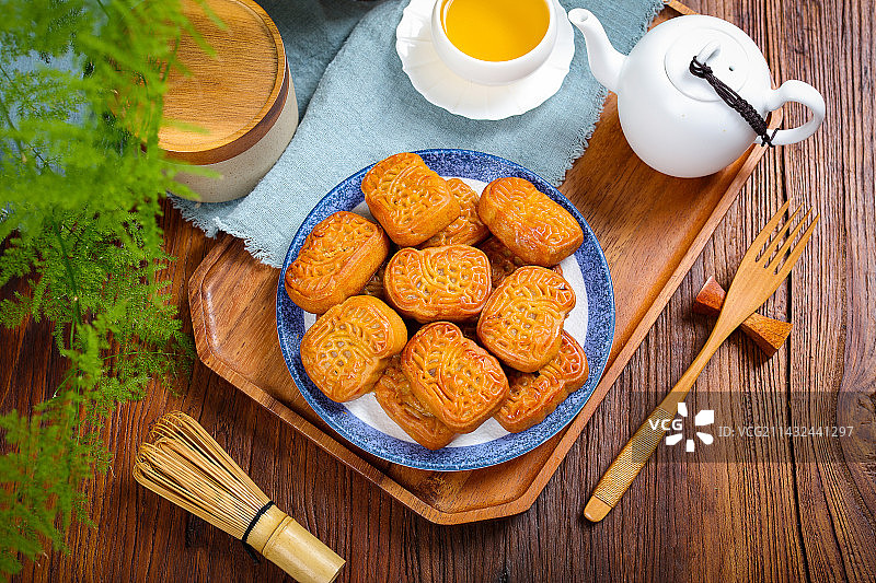 广东特产点心美食腐乳饼图片素材