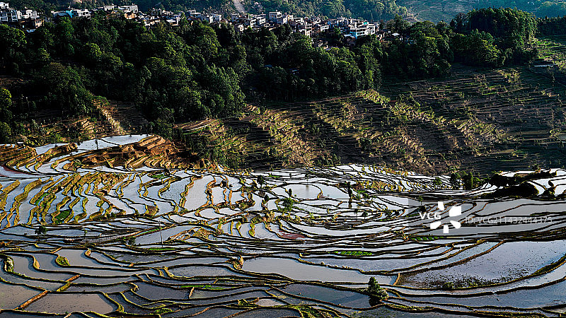 梯田图片素材