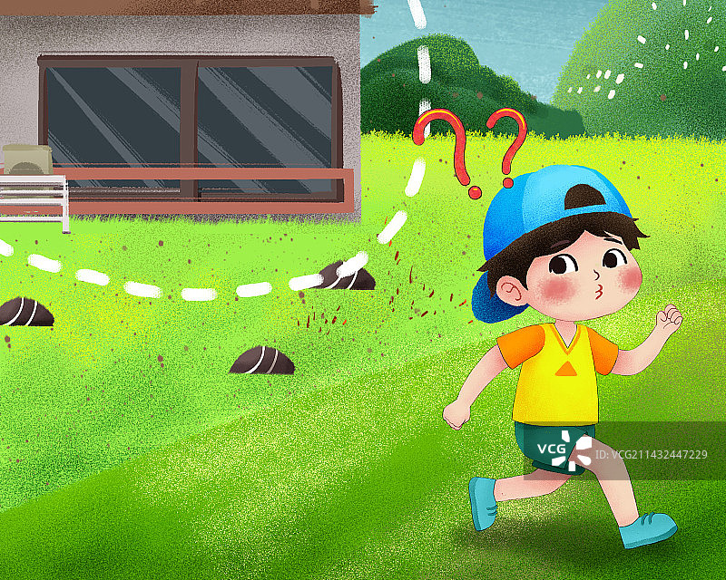 儿童安全教育-在外活动不要独自跑到偏僻陌生的地方图片素材