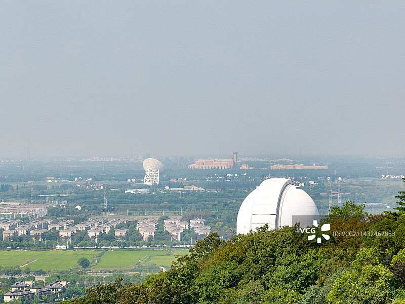 航拍上海佘山国家森林公园图片素材