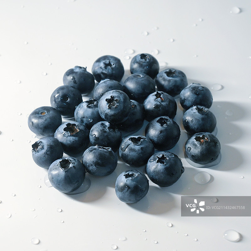 蓝莓静物拍摄图片素材