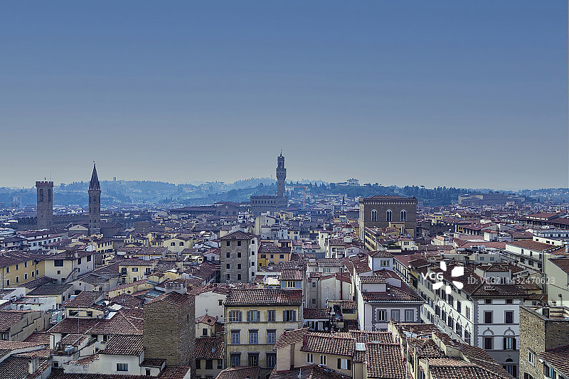 远看佛罗伦萨图片素材