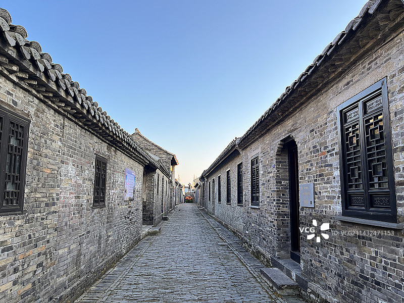 天长市龙岗镇抗大八分校旧址，房屋街道街景图片素材