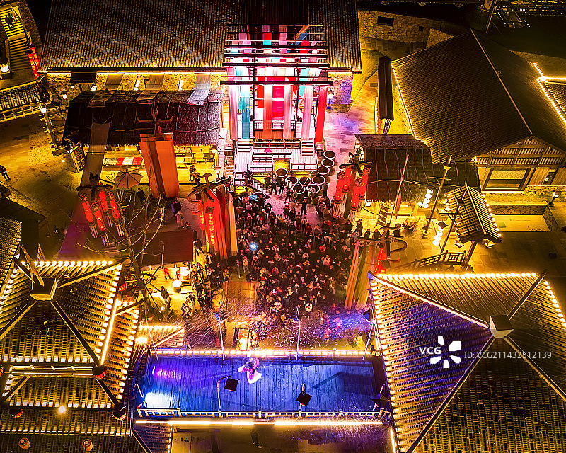 莫愁村之夜图片素材