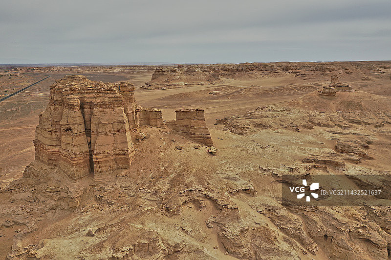 雅丹魔鬼城图片素材