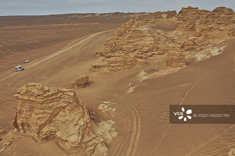 航拍新疆哈密魔鬼城图片素材