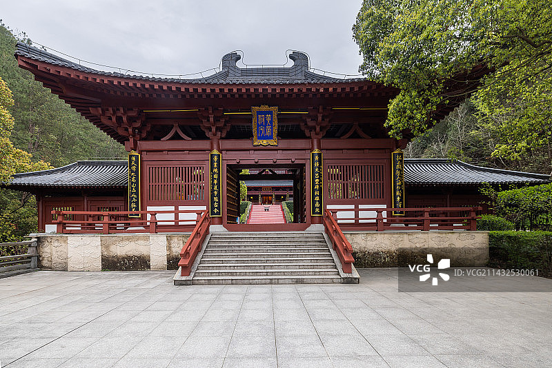 浙江缙云仙都黄帝祠宇图片素材