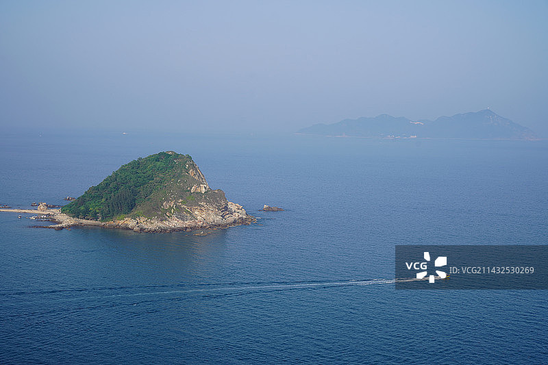 深圳西涌海边情人岛图片素材