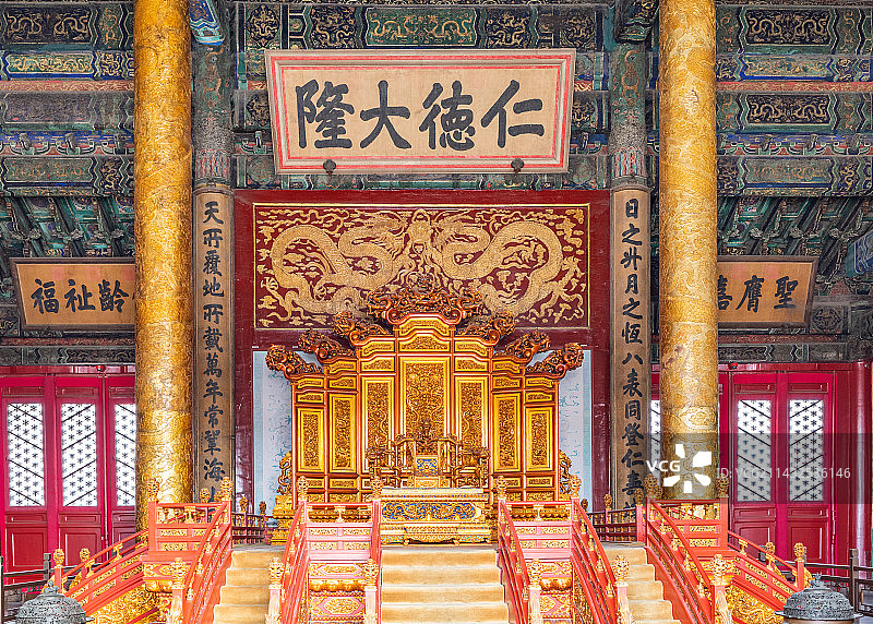 北京故宫的建筑风景图片素材