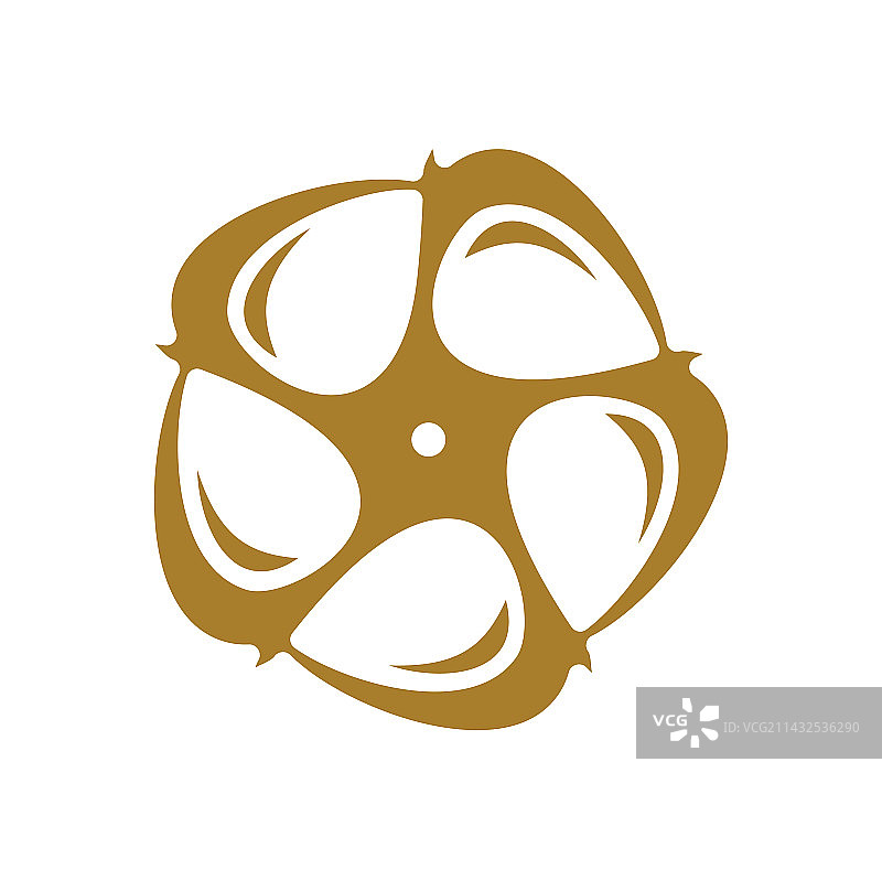 棉花图案图标纺织品象形图图片素材