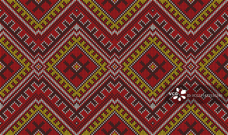 阿兹特克秘鲁针织图案墨西哥装饰图片素材