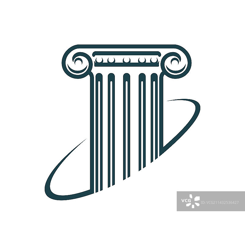 古希腊柱子律师事务所图片素材