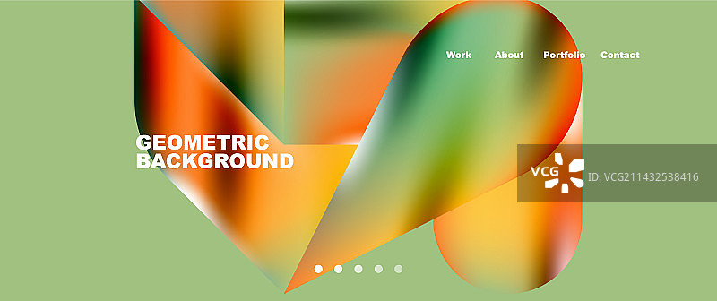 Glassmorphism登陆页面背景模板图片素材