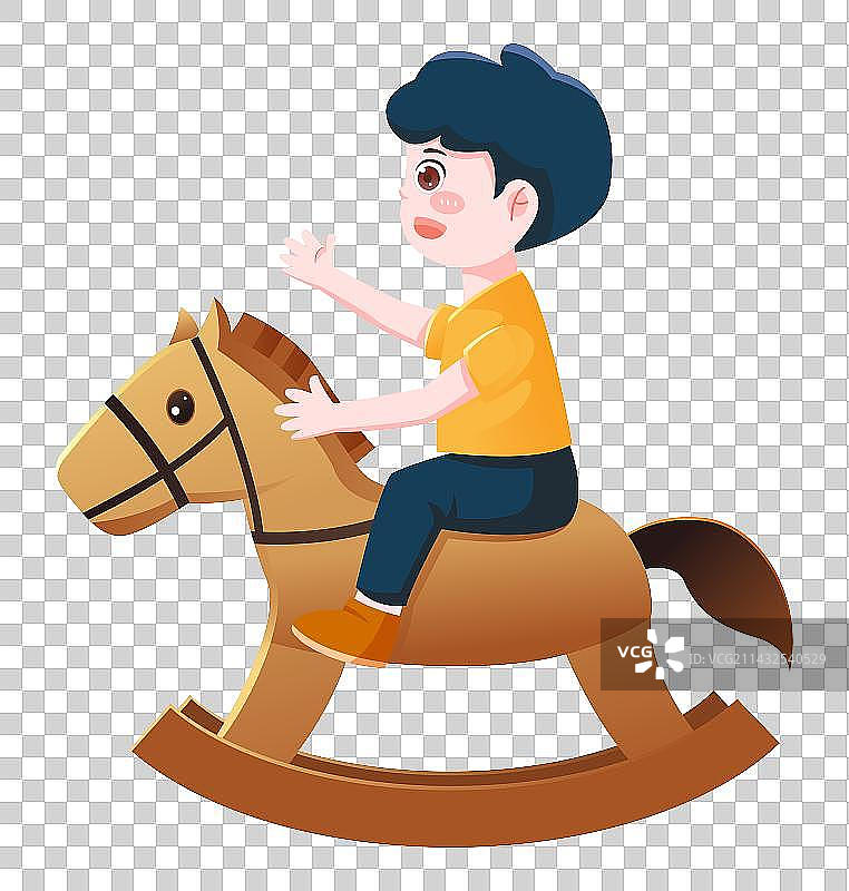 木马玩具图片素材