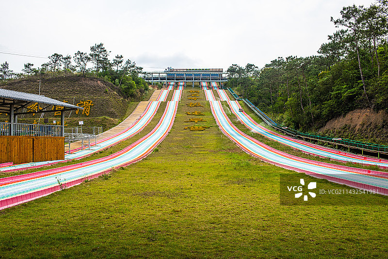 铜石岭彩虹滑道图片素材