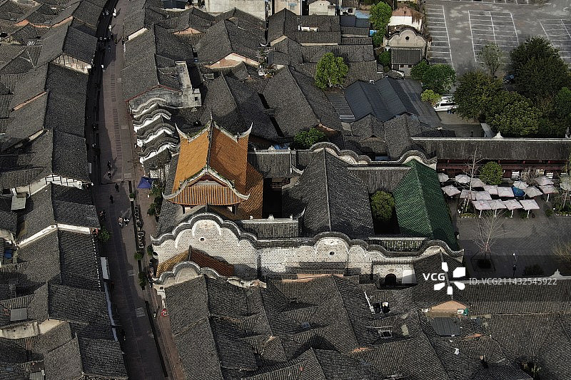 成都洛带古镇广东会馆图片素材