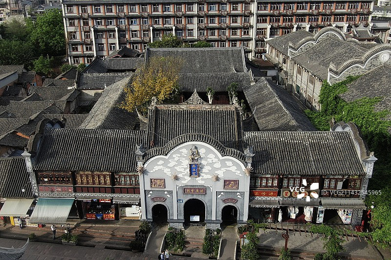 成都洛带古镇湖广会馆图片素材