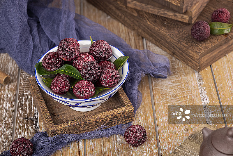 夏季水果杨梅新鲜杨梅图片素材