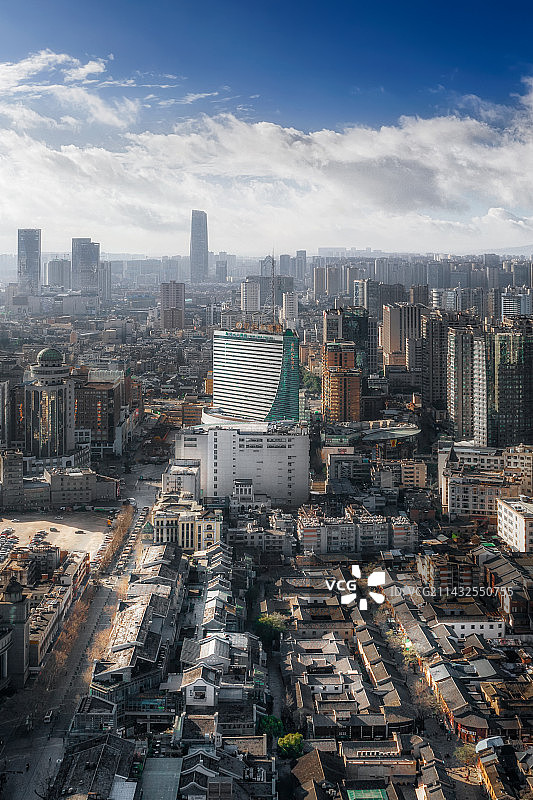 古今昆明 昆明南屏街 昆明老街图片素材