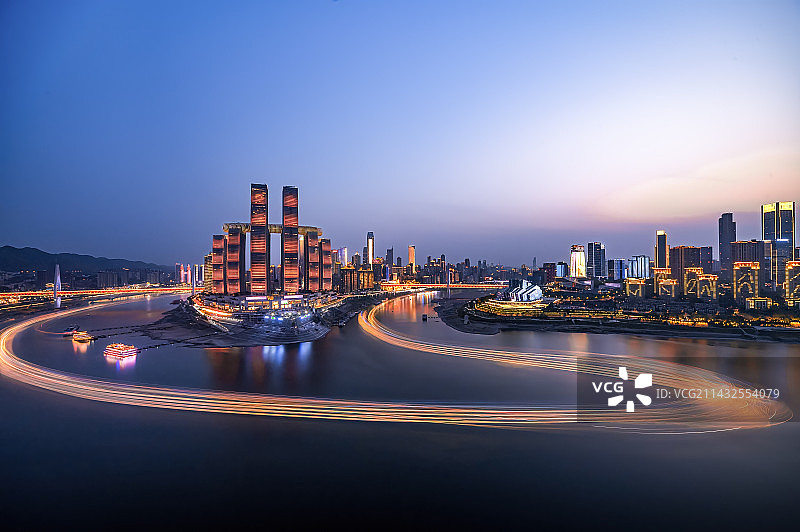 来福士城市风光图片素材