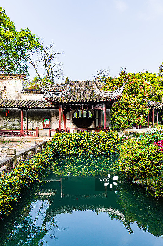 苏州园林，留园，春季风光图片素材