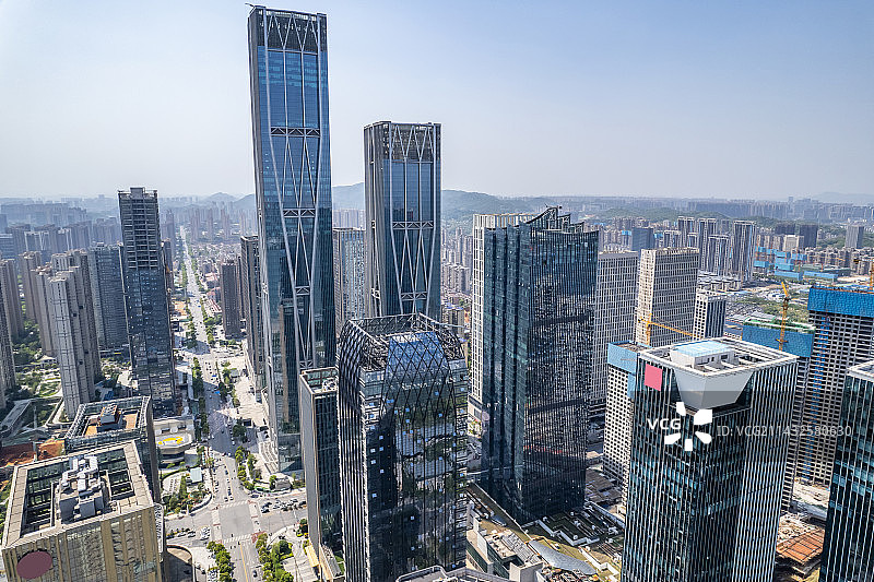 中国湖南金融中心建筑风光图片素材