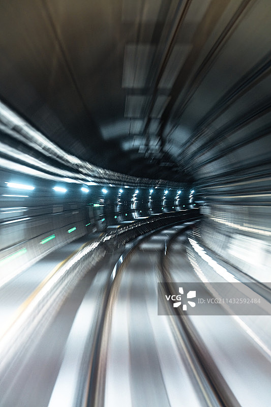 南京地铁隧道图片素材