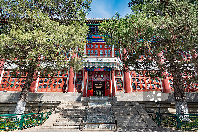 北京大学办公楼图片素材