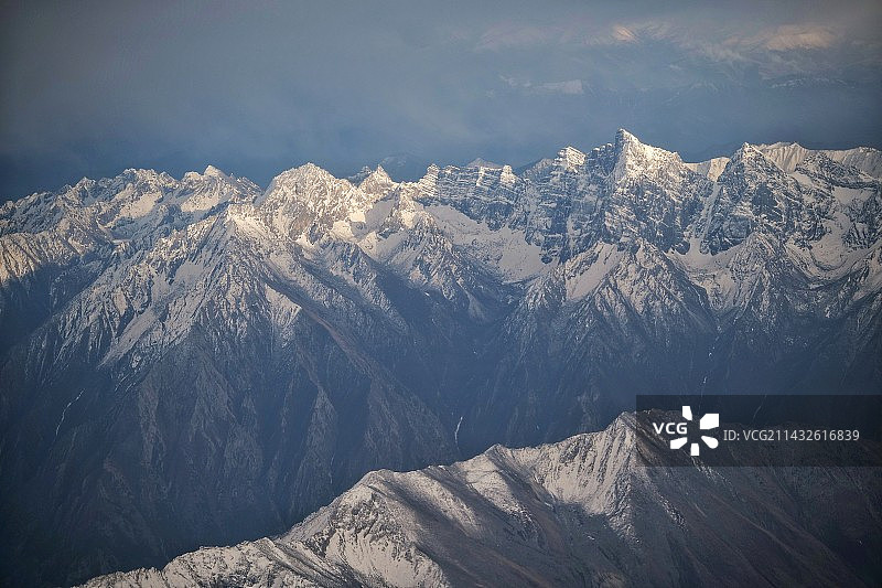 喜马拉雅雪山群峰图片素材