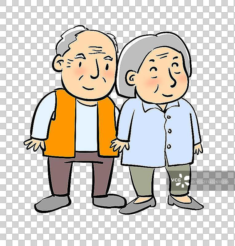 一对老夫妻图片素材