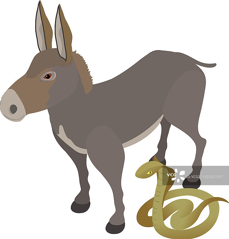 动物群概念图标2.5D灰色图片素材