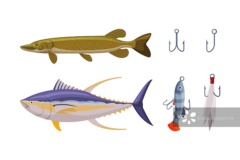 钓鱼设备图片素材