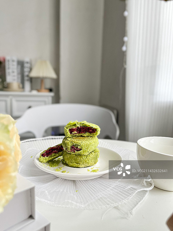 云南鲜花饼图片素材