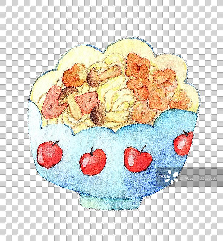 放在桌子上的小吃图片素材