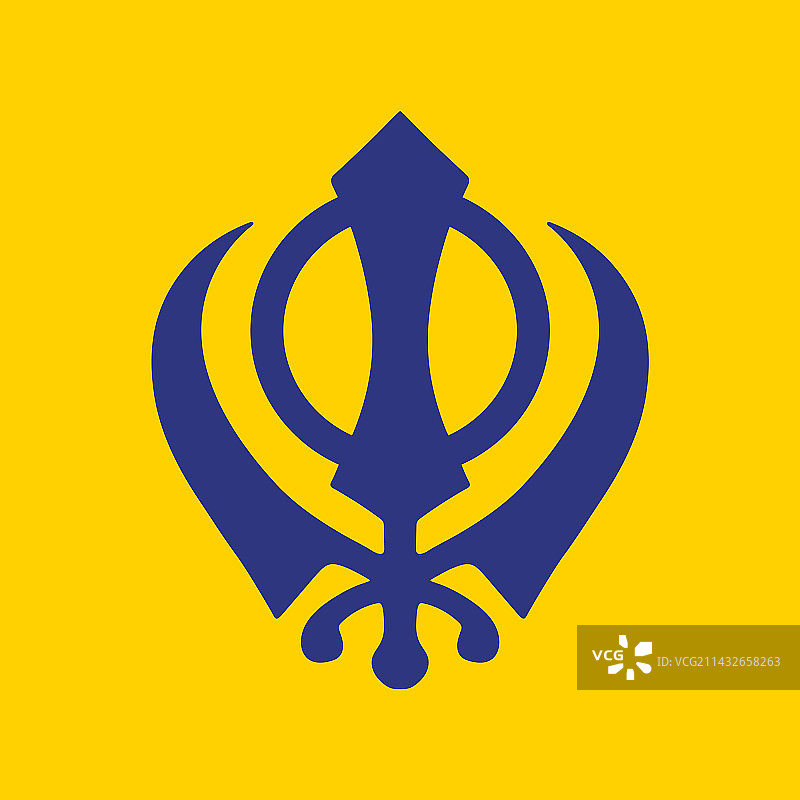 锡克教神圣象征标志图片素材