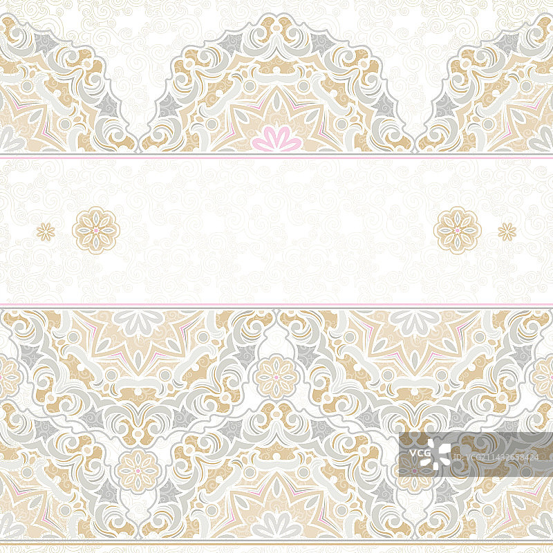 东方风格无缝边框图片素材